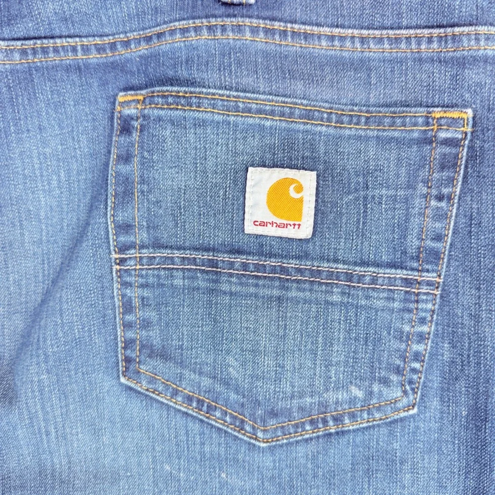 Carhartt Relaxed Fit Jeans Mens 38x30 Blue Denim Rugged Workwear Utility Outdoor